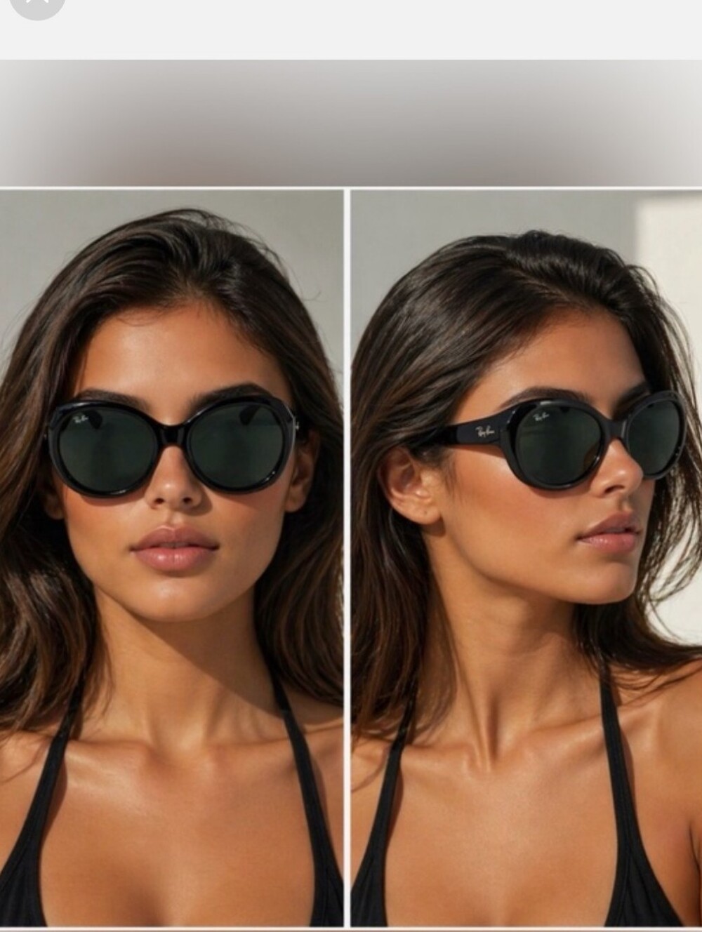 Ray-Ban RB4191 Round Shape Oversized Womens Sunglasses 57mm Width